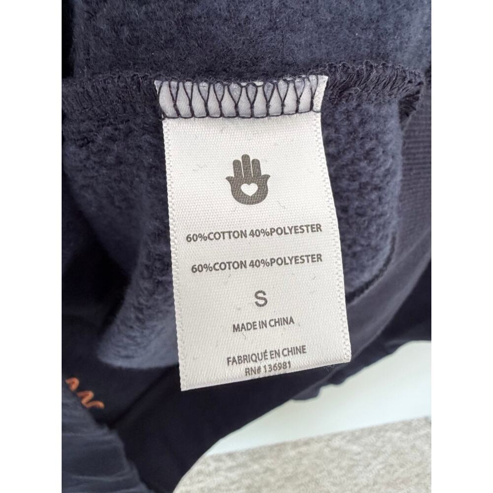 SPIRITUAL GANGSTER Mystical Forever Crewneck Sweatshirt Embroidered Navy - Picture 11 of 11